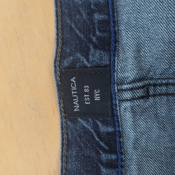 Nautica Relaxed Fit Dark Wash Jeans - Picture 7 of 8